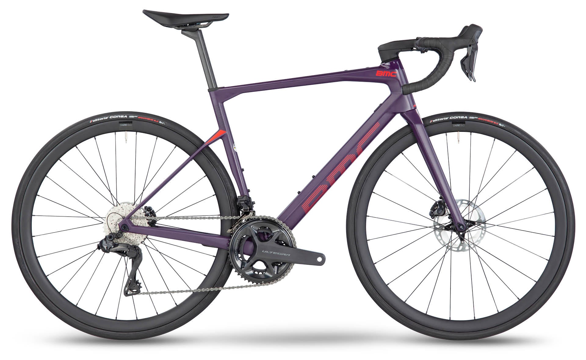 BMC Bikes | Roadmachine 01 THREE VIOLET / NEON RED